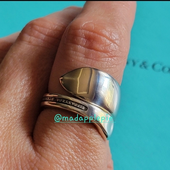 1910 Tiffany & Company Faneuil Spoon Ring #48 - Picture 13 of 14